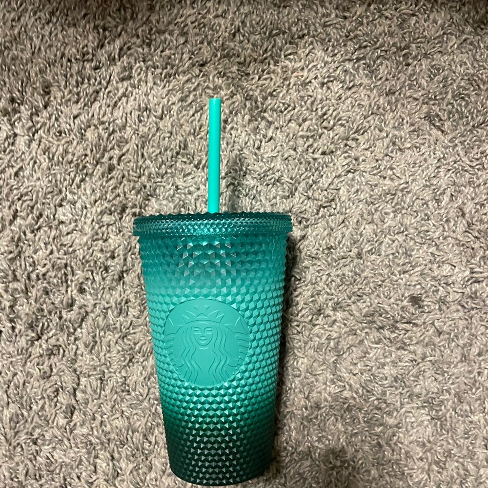 Starbucks Green Drinkware Tumbler with Textured Design